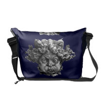 cara divertida bolsas de mensajería