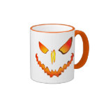 Cara fantasmagórica de la linterna de Jack O Taza De Café