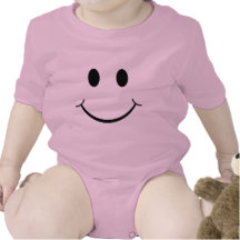 Cara feliz clásica trajes de bebé