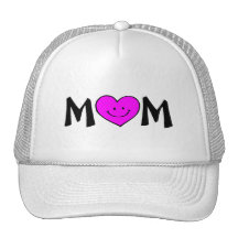 Cara feliz de la mamá gorro