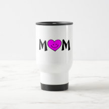 Cara feliz de la mamá tazas