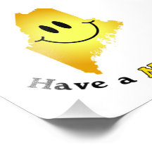 ¡Cara feliz - tenga un día de Maine! Foto