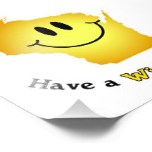 ¡Cara feliz - tenga un día de Wisconsin! Arte Fotográfico