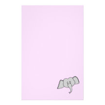 Cara gris del elefante. Historieta Papelería De Diseño