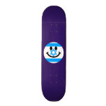 Cara israelí del smiley de la bandera patineta