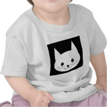 Cara linda del gato camisetas
