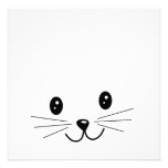 Cara linda del gato comunicado personal  