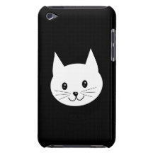Cara linda del gato iPod touch Case-Mate carcasa