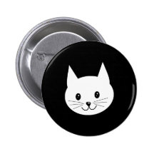Cara linda del gato pins
