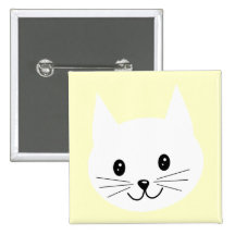Cara linda del gato pins