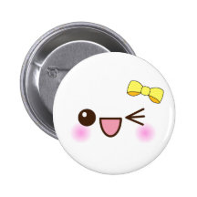 cara linda del kawaii pin