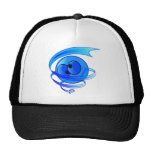 Cara mareada del smiley del dibujo animado del vie gorro