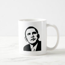 Cara presidencial de Obama Tazas