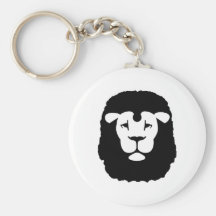 Cara principal del león llaveros personalizados