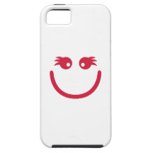 Cara sonriente del chica iPhone 5 cárcasa