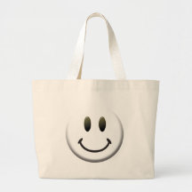 Cara sonriente feliz bolsa