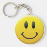 Cara sonriente feliz llavero personalizado
