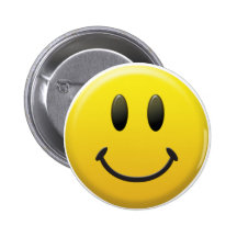 Cara sonriente feliz pin