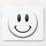 Cara sonriente feliz tapete de raton