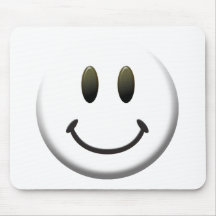 Cara sonriente feliz tapete de raton