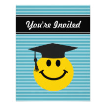 Cara sonriente graduada anuncios personalizados