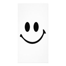 Cara sonriente tarjeta con foto personalizada