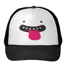 cara tonta grande del monstruo gorro