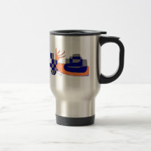 caracol azul tazas de café