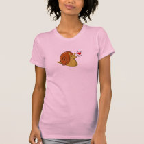 Caracol del amor camisetas