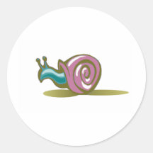 Caracol rosado etiqueta