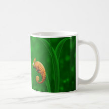 Caracol y camaleón taza de café