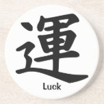 Carácter de kanji para la suerte posavasos manualidades
