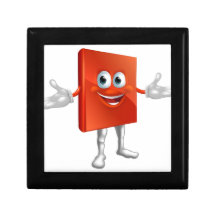 Carácter de la educación de la mascota del libro cajas de regalo