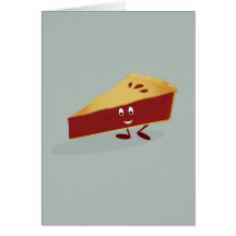 carácter de la empanada de la cereza felicitacion 