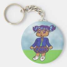 Carácter de la galería de arte del animado de la t llaveros