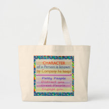 Carácter de una persona… bolsa