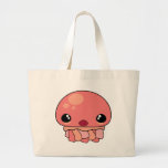 Carácter rosado lindo de las medusas de Kawaii Bolsa
