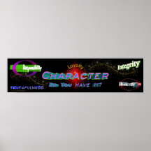 ¿Carácter usted lo tiene? Posters
