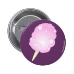Caramelo de algodón rosado