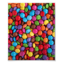 Caramelo de chocolate colorido fotografía  