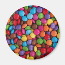 Caramelo de chocolate colorido imanes para frigoríficos