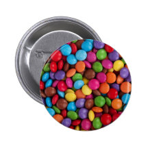 Caramelo de chocolate colorido pin