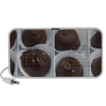 Caramelo de chocolate portátil altavoz