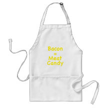 Caramelo del tocino = de la carne delantal