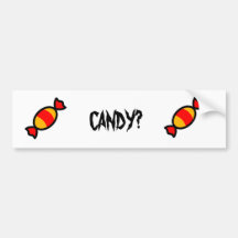 Caramelo Pegatina De Parachoque