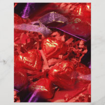 caramelos de la tarjeta del día de San Valentín Flyer A Todo Color