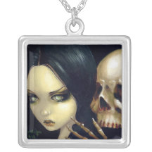 Caras de la hada del vampiro del cráneo del COLLAR
