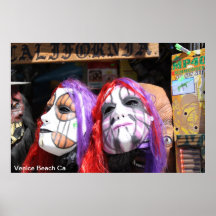 Caras de la playa Ca de Venecia Posters