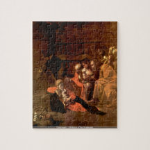Caravaggio - adoración de los pastores puzzle