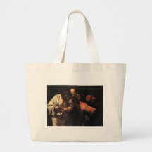 Caravaggio la incredulidad Santo Tomás Bolsas De Mano
